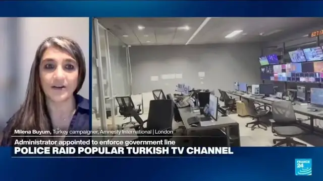 Video thumbnail for Amnesty on Turkish media crackdown: 'Disinformation flourishes when media landscape's narrowed down'