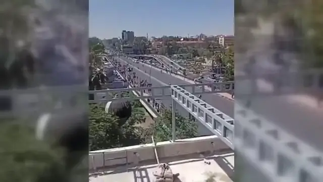 Video thumbnail for Syria: Smoke Rises After Multiple Explosions Reported in Damascus.