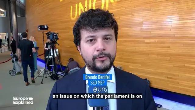 'Video thumbnail for Ursula von der Leyen reaches out to the centre and the left in her State of the EU address'