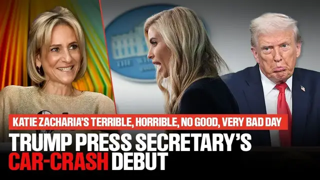 Video thumbnail for Will Trump's new press secretary last the week? | The News Agents USA