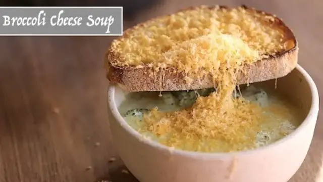 'Video thumbnail for Harvested Broccoli & Cheese Soup'