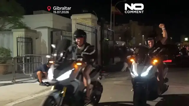Video thumbnail for Gibraltar enters Schengen as border fence comes down under EU-UK treaty