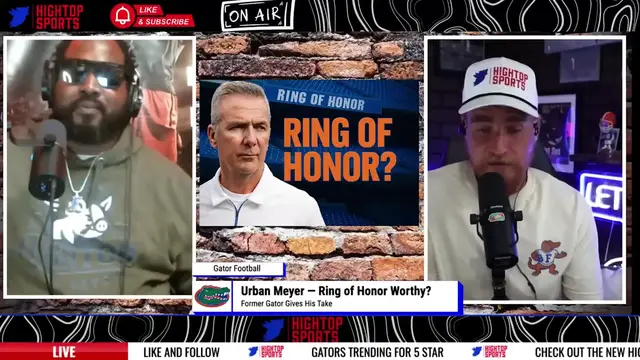 'Video thumbnail for The SHOCKING Truth About Urban Meyer & The Ring of Honor – Gator Legend Doesn’t Hold Back'