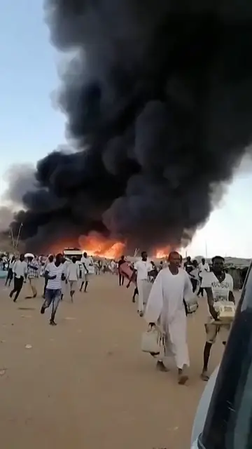 Video thumbnail for Drone strike on Abyei market near Sudan-South Sudan border kills 150