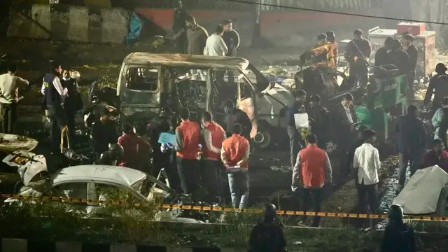 'Video thumbnail for Indian police invoke ‘terrorism’ law after Delhi blast kills nine people'