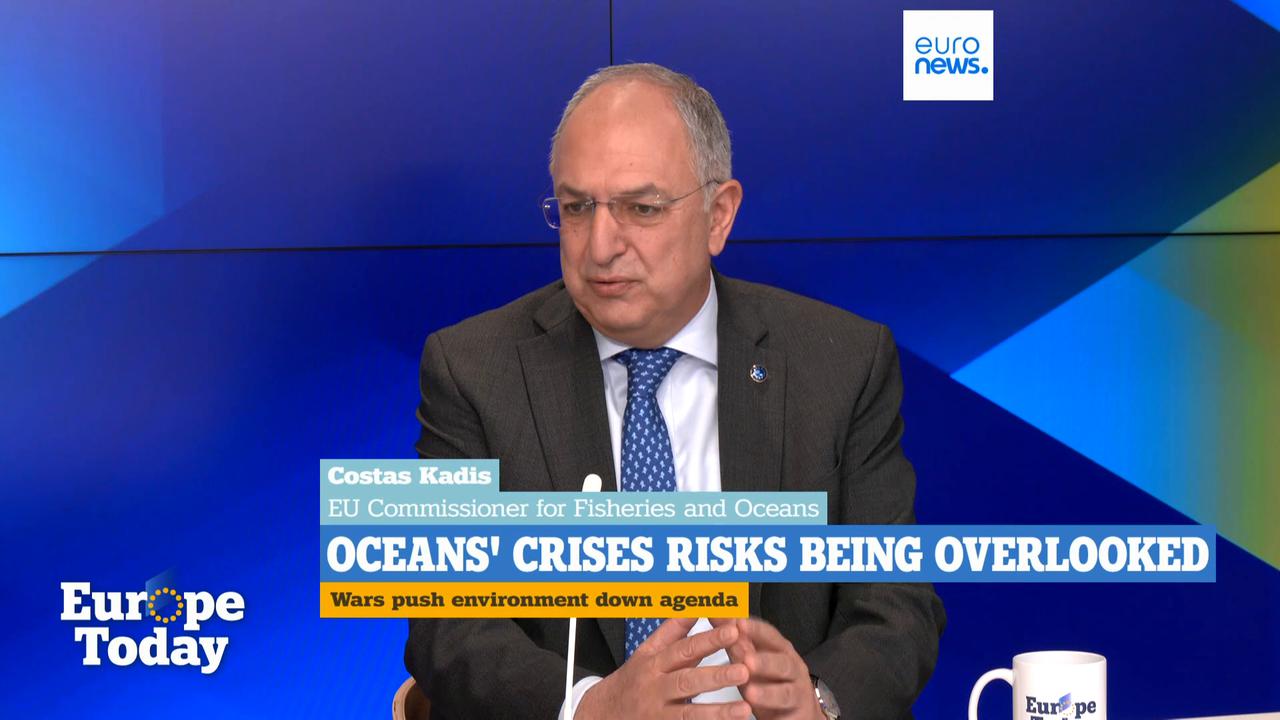 Video thumbnail for EU fisheries ‘under strain’ as conflict and costs bite, warns Commissioner Kadis