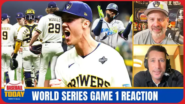 Video thumbnail for Reaction to a WILD World Series game one | Baseball Today