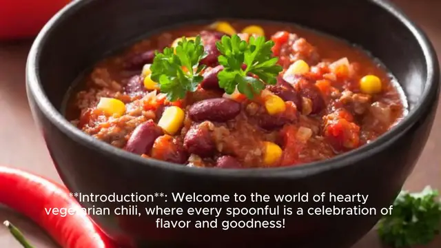 Video thumbnail for Veggie Delight Chili
