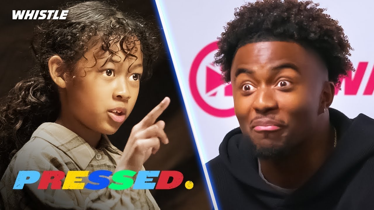 Video thumbnail for 7-Year-Old Reporters GRILL NFL Draft Prospect!