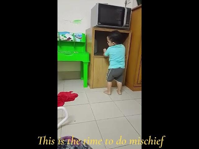 Video thumbnail for This is the time to do mischief. #mama #Kids