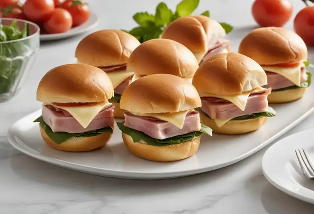 Video thumbnail for Ham and Cheese Sliders