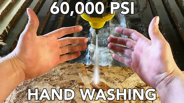 'Video thumbnail for DIY Water Jet Cutting: Copper Finger Safety Techniques'