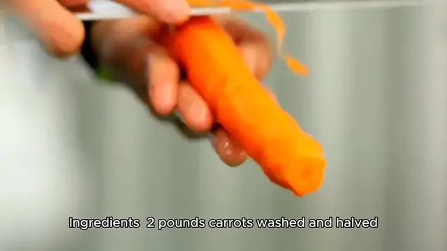 Video thumbnail for Carrot recipe