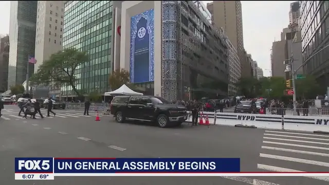 'Video thumbnail for UN General Assembly brings heavy traffic, global talks to NYC'