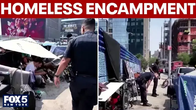 Video thumbnail for Growing homeless encampment on West Side causing concerns