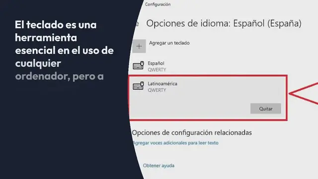 Video thumbnail for Cómo arreglar teclado desconfigurado en Windows