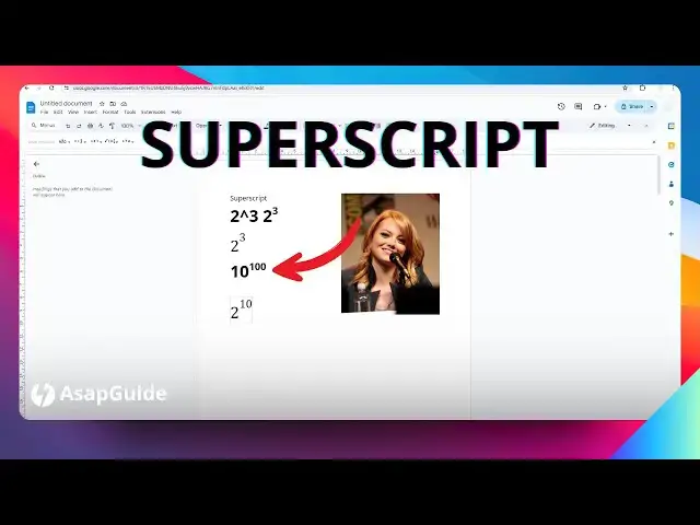 'Video thumbnail for How to Add Exponents in Google Docs'