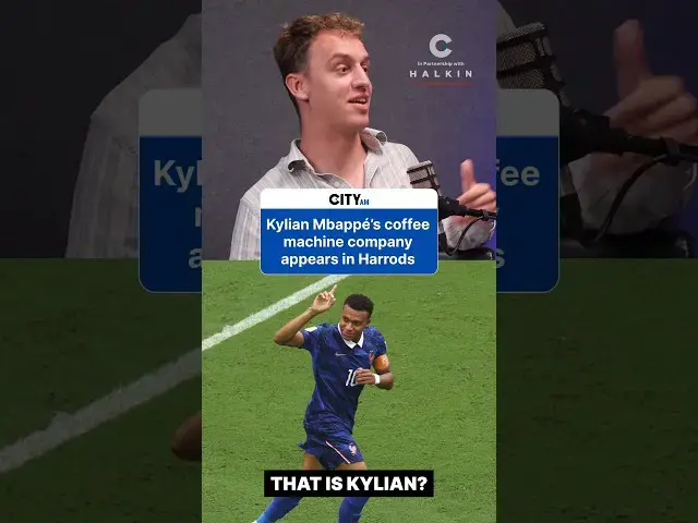 Video thumbnail for Kylian Mbappé's coffee machine company appears in Harrods ⚽☕