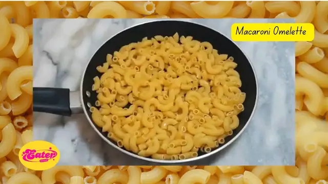 Video thumbnail for Macaroni Omelette Recipe