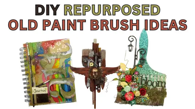 Video thumbnail for DIY Repurposed Paint Brush Ideas