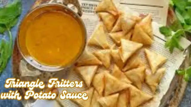 Video thumbnail for Triangle Snacks with Potato Sauce or Samosiya Recipe