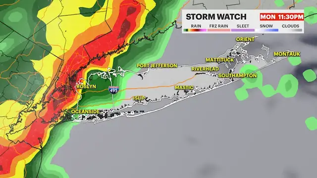 Video thumbnail for STORM WATCH: Flash flood threat for Monday afternoon, evening