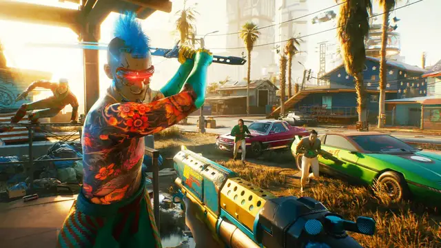 Video thumbnail for Cyberpunk 2077 Gameplay on Steam Machine