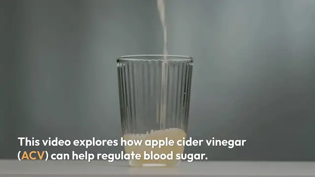 Video thumbnail for Apple Cider Vinegar for Blood Sugar