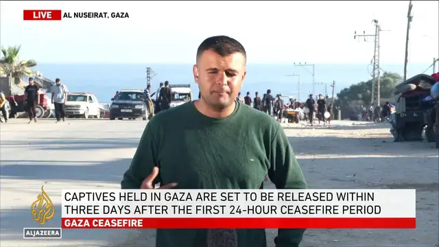 'Video thumbnail for Sounds of Israeli fighter jets a sign that Israel ‘not fully’ implementing ceasefire'