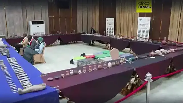 Video thumbnail for Sudan recover hundreds of artefacts looted during the war