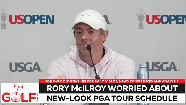 Video thumbnail for Rory McIlroy is worried about the new PGA Tour schedule