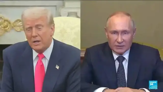 'Video thumbnail for Trump says US can't 'deplete' own Tomahawk stocks, casts doubt on Ukraine aid after Putin call'