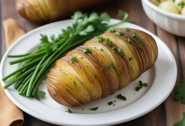 Video thumbnail for Hasselback Potatoes Recipe