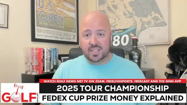 'Video thumbnail for The 2025 Tour Championship winner's share is a huge payday'