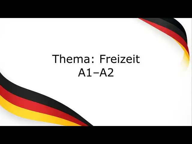 'Video thumbnail for Deutsch sprechen lernen für Deutschlernende im Selbststudium: Tägliche Gesprächsübungen A1–A2 Niveau'