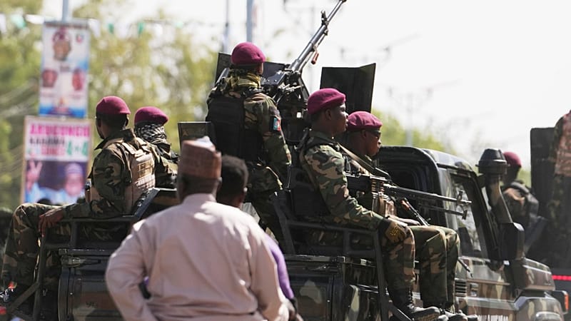 Video thumbnail for Islamic State claims attack that killed 29 in northeastern Nigeria