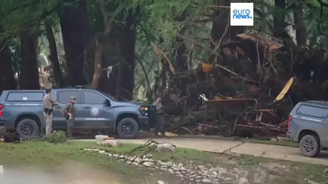 Video thumbnail for 14 children in Texas are among the 37 dead from flash floods as the search continues for the missing