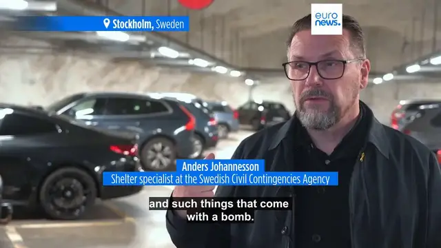 'Video thumbnail for Sweden upgrades wartime shelters amid rising tensions with Russia'