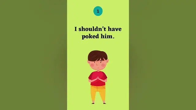 Video thumbnail for Express Regret Using I should not have