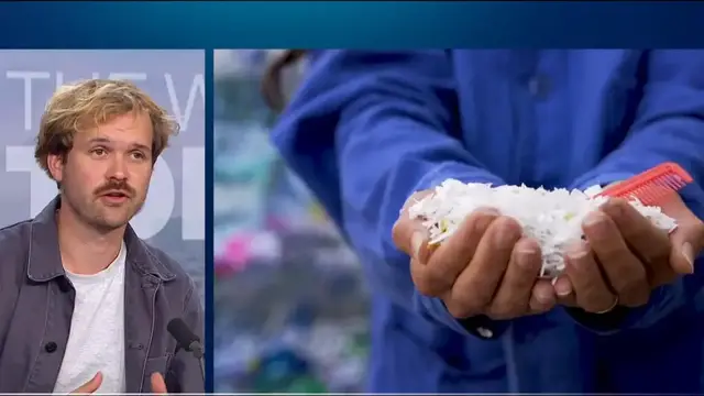 'Video thumbnail for French startup turns plastic waste into building material'