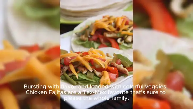 Video thumbnail for Chicken Fajitas Recipes