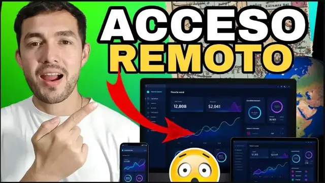 'Video thumbnail for ¿Cómo controlar tu PC y pasar archivos desde cualquier lugar gratis?  acceso remoto'