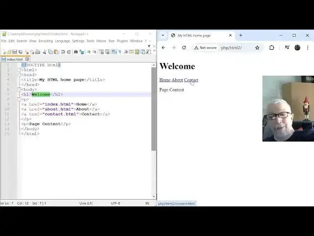 Video thumbnail for 2024 04 26 3pm Building a website - html vs PHP