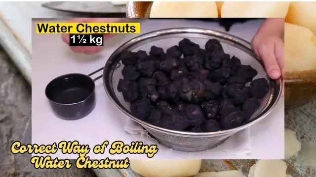Video thumbnail for Correct Way of Boiling Water Chestnut