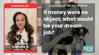 Video thumbnail for Camille wants to build churches and hospitals across the world. Doing good work!