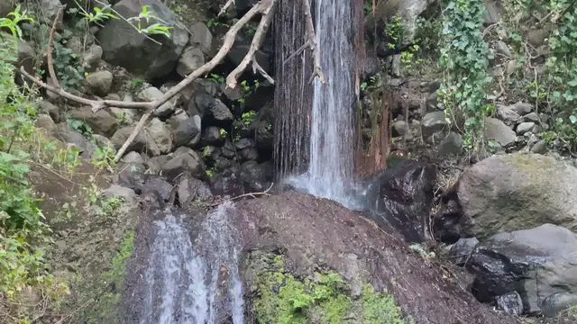 Video thumbnail for Großer Wasserfall im Barranco de los Cernícalos