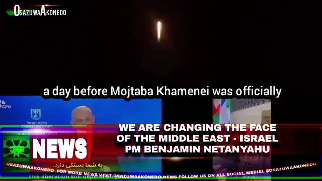 Video thumbnail for We Are Changing The Face Of The Middle East – Israel PM Benjamin Netanyahu