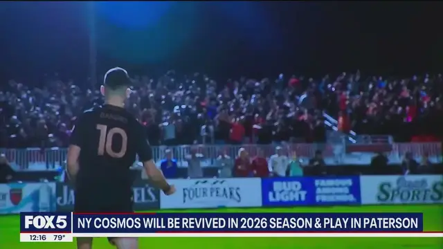 Video thumbnail for New York Cosmos to play in Paterson, NJ