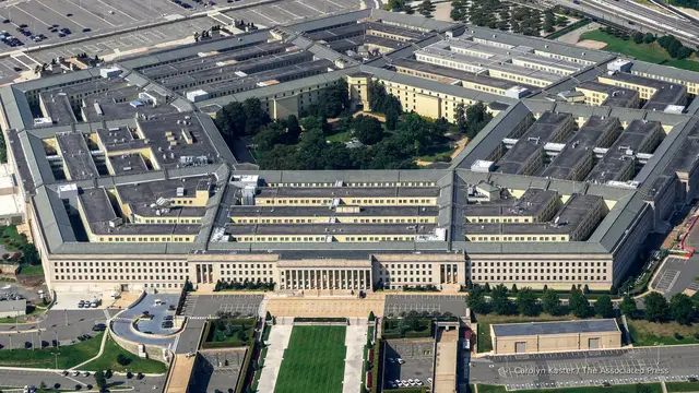 'Video thumbnail for Media outlets refuse Pentagon press policy; must sign or surrender badges'