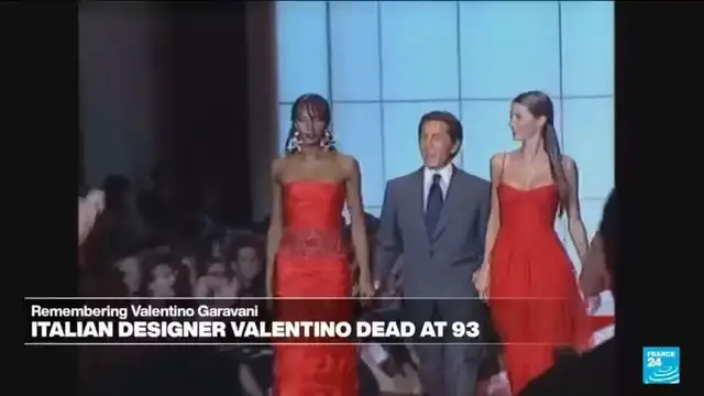 Video thumbnail for A 'joyful' designer who worked on 'elevating the beauty of women': Valentino dead at 93